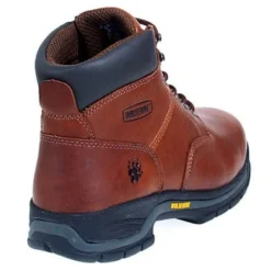 Wolverine Boots: Men's Brown 4906 Harrison Soft Toe Lace Up Work Boots -Men Shoes Store image 76673