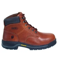 Wolverine Boots: Men's Brown 4906 Harrison Soft Toe Lace Up Work Boots