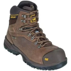 Caterpillar Boots: Men's Brown 89940 Diagnostic HI Insulated Waterproof Steel Toe Hiking Boots -Men Shoes Store image 78125 1
