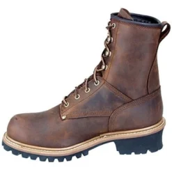 Carolina Boots: Men's Steel Toe Waterproof CA9821 EH Logger Boots -Men Shoes Store image 86755