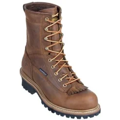 Carolina Boots: Men's Steel Toe EH CA9824 Waterproof Logger Boots -Men Shoes Store image 88560