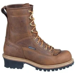 Carolina Boots: Men's Steel Toe EH CA9824 Waterproof Logger Boots