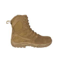 Merrell Boots: Unisex J099371 Tan Moab 2 Defense Composite Toe Side Zip Tactical Work Boot -Men Shoes Store j099371 02