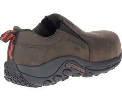 Merrell Shoes: Men's J099381 Brown Jungle Moc Composite Toe Slip Resistant SD Slip On Work Shoe -Men Shoes Store j099381