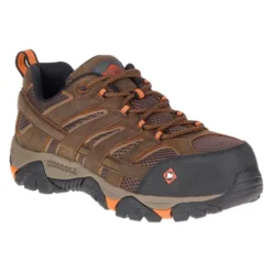 Merrell Footwear: Men's J11119 Moab Vertex Vent Composite Toe Work Shoes -Men Shoes Store j11119.1