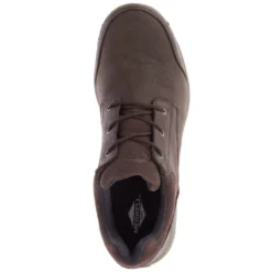 Merrell Shoes: Men's J099381 Brown Jungle Moc Composite Toe Slip Resistant SD Slip On Work Shoe