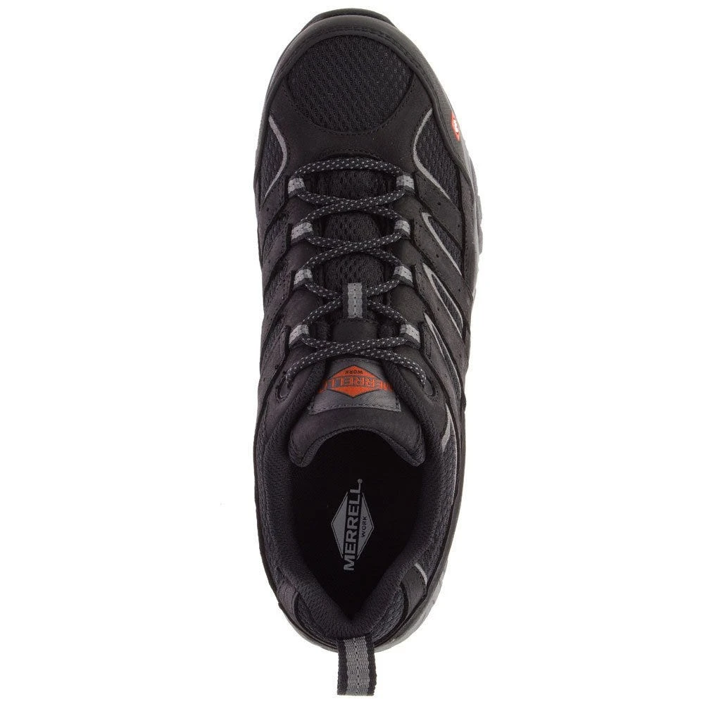 Merrell Shoes: Men's J36461 Black Grey Moab Vertex Vent Composite Toe Waterproof Work Shoe 1 Merrell Shoes: Men's J36461 Black Grey Moab Vertex Vent Composite Toe Waterproof Work Shoe