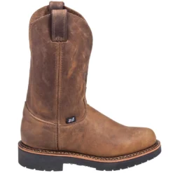 Justin Boots: Men's 4440 Gaucho Brown EH Wellington Boots -Men Shoes Store justin 4440 o 01