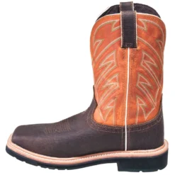 Justin Boots: Men's SE4561 Steel Toe EH Stampede Cowboy Work Boots -Men Shoes Store justin 4561 090 i 01