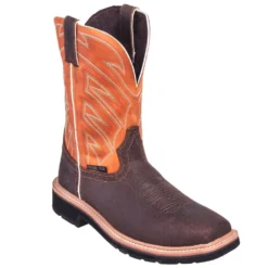 Justin Boots: Men's SE4561 Steel Toe EH Stampede Cowboy Work Boots -Men Shoes Store justin 4561 090 p 01