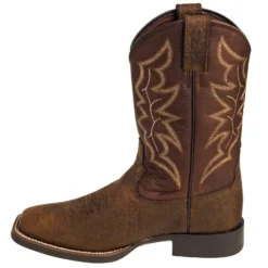 Justin Boots: Men's 7222 Dark Brown 11-Inch Chet Cowboy Boots -Men Shoes Store justin 7222 i 01