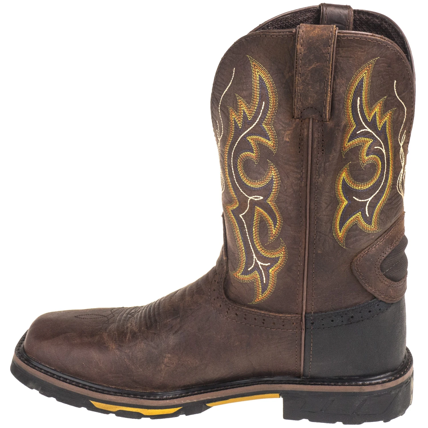 Justin Boots: Men's SE4624 Rustic Barnwood Hybred EH Cowboy Boots 5 Justin Boots: Men's SE4624 Rustic Barnwood Hybred EH Cowboy Boots - Image 5