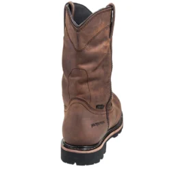 Justin Boots: Men's WK4630 Brown 10" Composite Toe Boots -Men Shoes Store justin wk4630 b 01