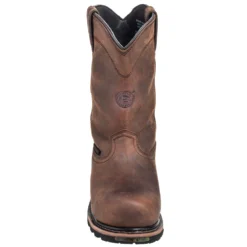 Justin Boots: Men's WK4630 Brown 10" Composite Toe Boots -Men Shoes Store justin wk4630 f 01