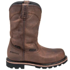 Justin Boots: Men's WK4630 Brown 10" Composite Toe Boots -Men Shoes Store justin wk4630 o 01