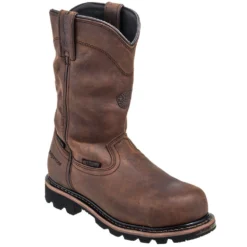 Justin Boots: Men's WK4630 Brown 10" Composite Toe Boots -Men Shoes Store justin wk4630 p 01