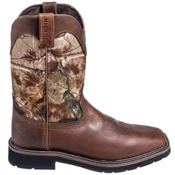Justin Boots: Men's SE4676 RealTree Square Toe Cowboy Boots -Men Shoes Store justin wk4676 o 01