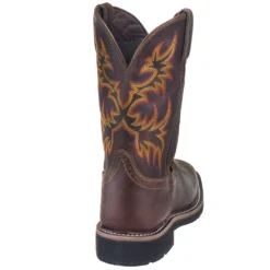 Justin Boots: Men's SE4689 Brown Waterproof Stampede Boots -Men Shoes Store justin wk4689 080 b 01