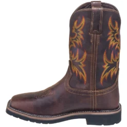 Justin Boots: Men's SE4689 Brown Waterproof Stampede Boots -Men Shoes Store justin wk4689 080 i 01