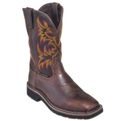 Justin Boots: Men's SE4689 Brown Waterproof Stampede Boots -Men Shoes Store justin wk4689 080 p 01