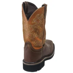 Justin Boots: Men's SE4812 Tan Composite Toe EH Non-Metallic Stampede Work Boots -Men Shoes Store justin wk4812 090 b 01