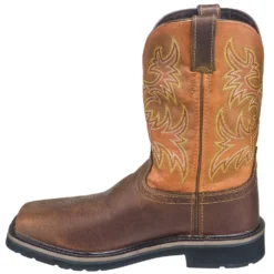 Justin Boots: Men's SE4812 Tan Composite Toe EH Non-Metallic Stampede Work Boots -Men Shoes Store justin wk4812 090 i 01