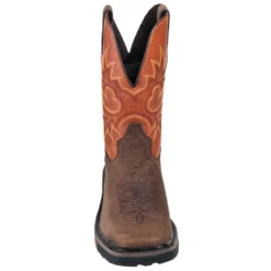 Justin Boots: Men's SE4944 Two Tone Leather EH Cowboy Work Boots -Men Shoes Store justin wk4944 090 f 01