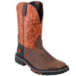 Justin Boots: Men's SE4944 Two Tone Leather EH Cowboy Work Boots -Men Shoes Store justin wk4944 090 p 01