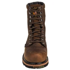 Justin Boots: Men's WK630 Brown Waterproof Composite Toe Met Guard Boots -Men Shoes Store justin wk630 f 01 1