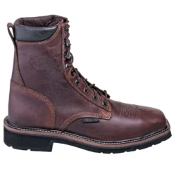 Justin Boots: Men's SE682 Steel Toe 8-Inch EH Stampede Work Boots -Men Shoes Store justin wk682 o 01