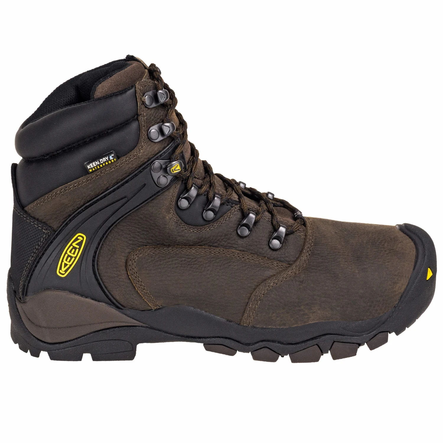 KEEN Utility Boots: Men's 1015401 Steel Toe Brown Waterproof Louisville 6-Inch Work Boots 4 KEEN Utility Boots: Men's 1015401 Steel Toe Brown Waterproof Louisville 6-Inch Work Boots - Image 4