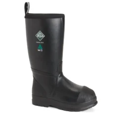 Muck Boots: Men's MAXR MET Black Chore Max Composite Toe Met Guard Waterproof Boot