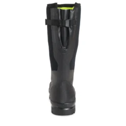 Muck Boots: Men's MCXF STL Black Chore Classic Tall Gusset Wide Calf Steel Toe Waterproof Boot -Men Shoes Store mcxf stl black 3 2400x