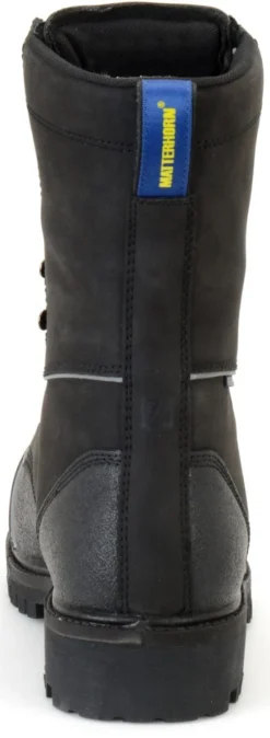 Matterhorn Boots: Men's MT903 Black 10" Waterproof Internal Metguard Work Boot -Men Shoes Store mt903 500xauto heel