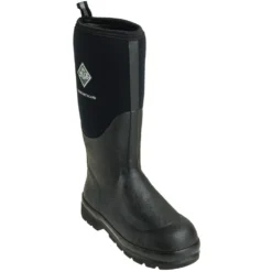 Muck Boots: Men's CHS META Black Insulated Chore Met Guard Steel Toe EH Boots -Men Shoes Store muck chs meta p 01