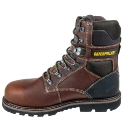 Caterpillar Boots: Men's Indiana 2.0 90870 Brown Steel Toe 8-Inch Work Boots -Men Shoes Store p90870 4