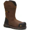 CAT Footwear: Men's P90999 Brown Pull On Combine Waterproof Composite Toe EH Work Boots