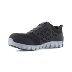Reebok Shoes: Men's RB4052 Black Composite Toe Sublite Cushion Work Static Dissipating Athletic Work Shoe -Men Shoes Store rb4052 03edit