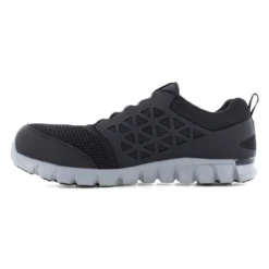 Reebok Shoes: Men's RB4052 Black Composite Toe Sublite Cushion Work Static Dissipating Athletic Work Shoe -Men Shoes Store rb4052 04edit