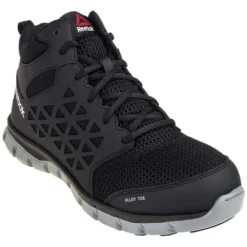 Reebok Shoes: Men's ESD Sublite Cushion RB4141 Black Alloy Toe Mid Shoes -Men Shoes Store rb4141 1 1