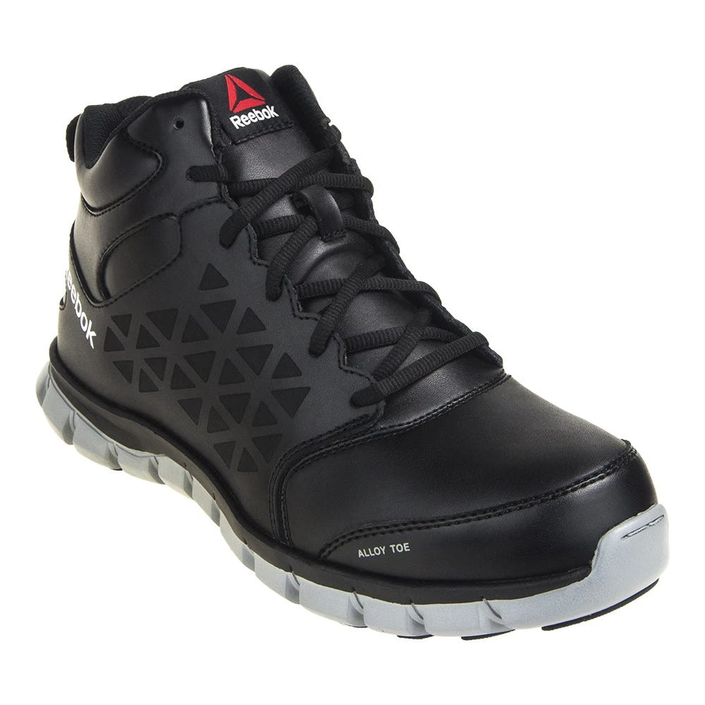 Reebok Shoes: RB4142 Sublite EH Steel Toe Men's Black Athletic Mid Shoes 7 Reebok Shoes: RB4142 Sublite EH Steel Toe Men's Black Athletic Mid Shoes - Image 7