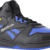 Reebok Shoes: Men's RB4166 Black Blue Composite Toe EH High Top Work Sneaker
