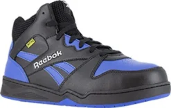 Reebok Shoes: Men's RB4166 Black Blue Composite Toe EH High Top Work Sneaker
