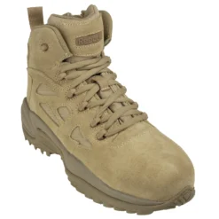 Reebok Boots: Men's Tan RB8694 Rapid Response EH Composite Toe Military Boots -Men Shoes Store rb8694 1