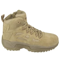 Reebok Boots: Men's Tan RB8694 Rapid Response EH Composite Toe Military Boots -Men Shoes Store rb8694 2