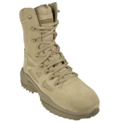 Reebok Boots: Men's Tan RB8894 Rapid Response EH Composite Toe Military Boots -Men Shoes Store rb8894 1