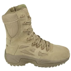 Reebok Boots: Men's Tan RB8894 Rapid Response EH Composite Toe Military Boots -Men Shoes Store rb8894 2