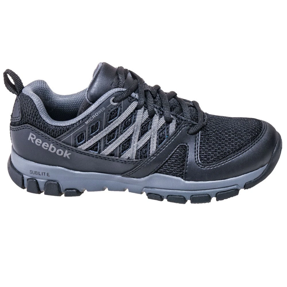 Reebok Shoes: Men's RB4016 Black Sublite ESD Steel Toe Athletic Work Shoes 4 Reebok Shoes: Men's RB4016 Black Sublite ESD Steel Toe Athletic Work Shoes - Image 4