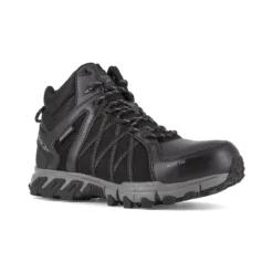 Reebok Footwear: Men's RB3401 Trailgrip Hitop Black Grey Waterproof Boots