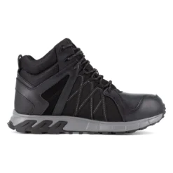 Reebok Footwear: Men's RB3401 Trailgrip Hitop Black Grey Waterproof Boots 8 Reebok Footwear: Men's RB3401 Trailgrip Hitop Black Grey Waterproof Boots -Men Shoes Store reebok rb3401 trailgrip work left 01